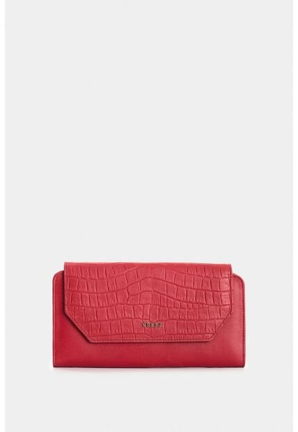 Porta Chequera De Cuero Para Mujer Colors Porta Chequera De Cuero Para Mujer Colors Rojo VÉLEZ