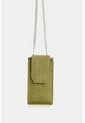 Porta Celular Serpia De Cuero Para Mujer Grabado Porta Celular Serpia De Cuero Para Mujer Grabado Verde Oliva VÉLEZ de Vélez