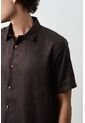 Camisa En Lino Manga Corta Siena Para Hombre Camisa En Lino Manga Corta Siena Para Hombre Cafe M VÉLEZ de Vélez