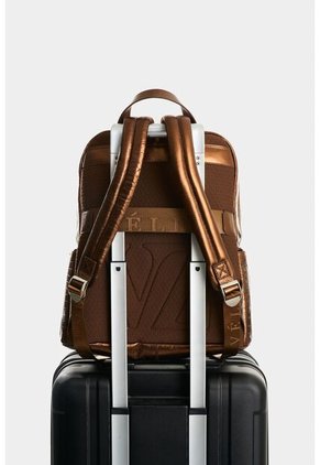 Morral De Cuero Folia Para Mujer Georgia Morral De Cuero Folia Para Mujer Georgia Bronce VÉLEZ