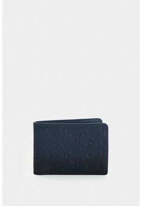 Billetera De Cuero Para Hombre Ray Billetera De Cuero Para Hombre Ray Azul Oscuro VÉLEZ