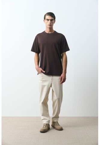 Camiseta Manga Corta Lerici Para Hombre Semi Fitted Camiseta Manga Corta Lerici Para Hombre Semi Fitted Cafe S VÉLEZ Vélez