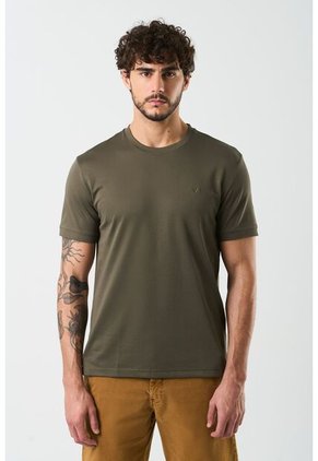 Camiseta Micropima Arizona Para Hombre Semi Ajustada Camiseta Micropima Arizona Para Hombre Semi Ajustada Verde Oliva M VÉLEZ