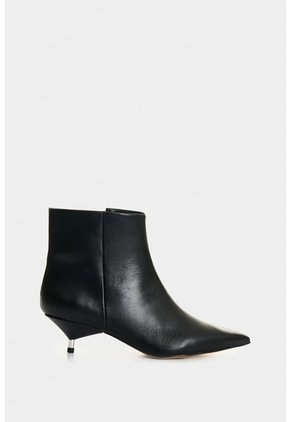 Botines De Cuero Para Mujer Pearl Botines De Cuero Para Mujer Pearl Negro 37 VÉLEZ
