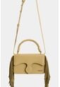 Bandolera Mini Garniel De Cuero Con Flecos Para Mujer Bandolera Mini Garniel De Cuero Con Flecos Para Mujer Verde Oliva VÉLEZ de Vélez