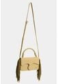 Bandolera Mini Garniel De Cuero Con Flecos Para Mujer Bandolera Mini Garniel De Cuero Con Flecos Para Mujer Verde Oliva VÉLEZ de Vélez