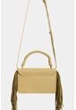 Bandolera Mini Garniel De Cuero Con Flecos Para Mujer Bandolera Mini Garniel De Cuero Con Flecos Para Mujer Verde Oliva VÉLEZ de Vélez