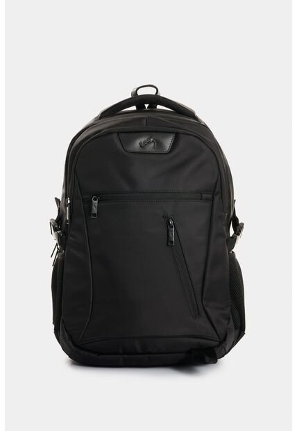 Morral En Lona Para Hombre Ledger Morral En Lona Para Hombre Ledger Negro VÉLEZ