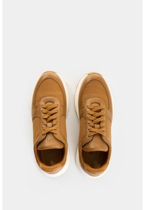 Tenis En Lona Y Cuero Para Mujer Miski Tenis En Lona Y Cuero Para Mujer Miski Miel 35 VÉLEZ