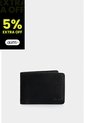 Billetera Oasis De Cuero Para Hombre Detalle Contraste Billetera Oasis De Cuero Para Hombre Detalle Contraste Negro VÉLEZ de Vélez