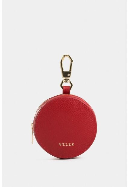Monedero Baby De Cuero Para Mujer Circular Monedero Baby De Cuero Para Mujer Circular Rojo Vélez