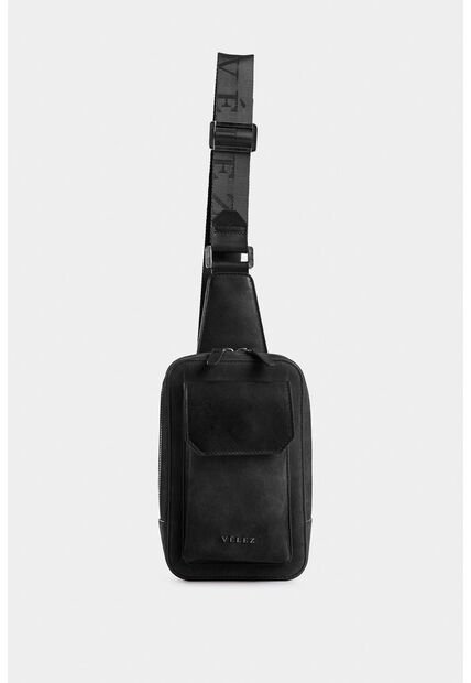Manos Libres Lyra De Cuero Para Hombre Efecto Encerado Manos Libres Lyra De Cuero Para Hombre Efecto Encerado Negro VÉLEZ