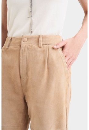 Pantalón Baggy En Gamuza Para Mujer Fit Holgado Pantalón Baggy En Gamuza Para Mujer Fit Holgado Kaky 05 VÉLEZ