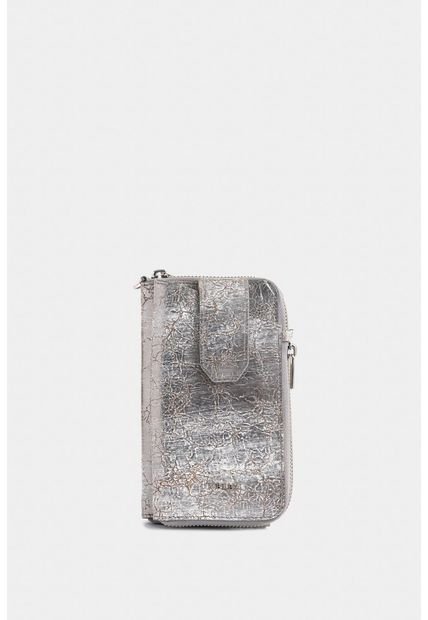 Porta Chequera Ibiza De Cuero Folia Para Mujer Cadena Removible Porta Chequera Ibiza De Cuero Folia Para Mujer Cadena Removible Plata Vélez