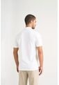 Polo Para Hombre Semi Fit Detalle Jacquard Polo Para Hombre Semi Fit Detalle Jacquard Blanco S VÉLEZ de Vélez