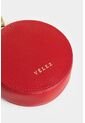 Monedero Baby De Cuero Para Mujer Circular Monedero Baby De Cuero Para Mujer Circular Rojo Vélez de Vélez
