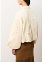 Chaqueta En Dril Para Mujer Runas Chaqueta En Dril Para Mujer Runas Crema XS VÉLEZ de Vélez