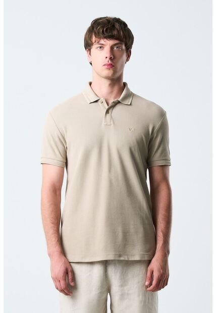 Polo Manga Corta Essential Para Hombre Textura Polo Manga Corta Essential Para Hombre Textura Kaky M VÉLEZ