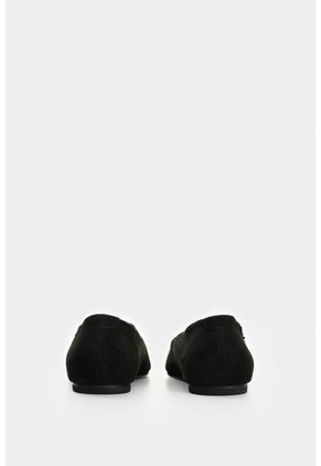 Baleta De Cuero Gamuzado Para Mujer Elia Baleta De Cuero Gamuzado Para Mujer Elia Negro 37 VÉLEZ