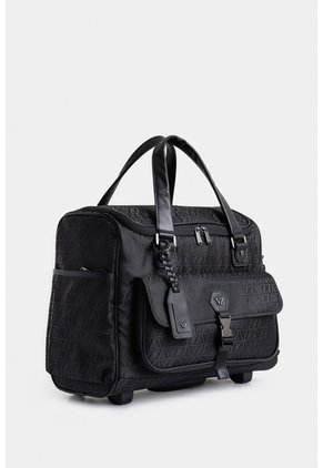 Maleta De Viaje Bloom 2 En Jacquard Para Mujer Sistema Trolley Maleta De Viaje Bloom 2 En Jacquard Para Mujer Sistema Trolley Negro VÉLEZ
