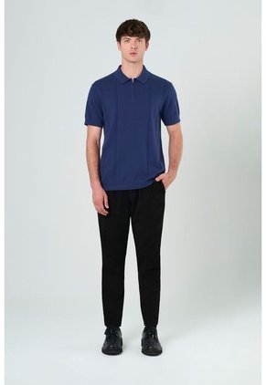 Polo Tropical Manga Corta Para Hombre Semi Fitted Polo Tropical Manga Corta Para Hombre Semi Fitted Azul L VÉLEZ