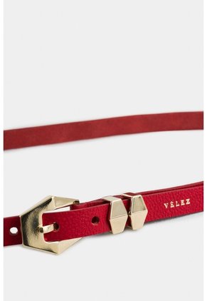 Cinturón Unifaz Gardenia De Cuero Para Mujer Pasador Hexagonal Cinturón Unifaz Gardenia De Cuero Para Mujer Pasador Hexagonal Rojo XL VÉLEZ