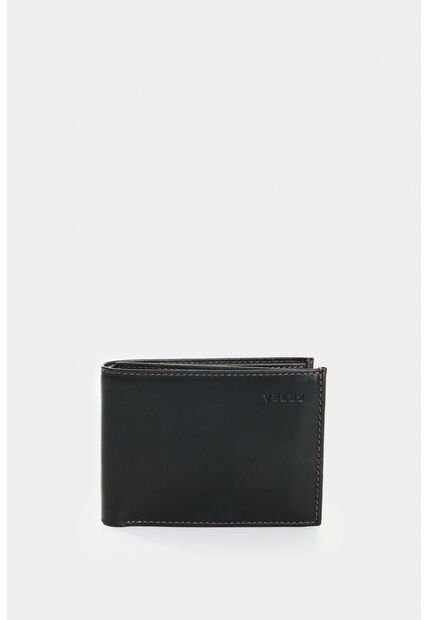 Billetera De Cuero Para Hombre Costuras 3 Billetera De Cuero Para Hombre Costuras 3 Negro VÉLEZ