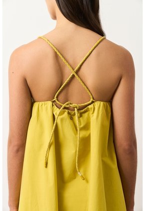 Vestido Mini Balloon Para Mujer Eos Vestido Mini Balloon Para Mujer Eos Amarillo Limon 12 VÉLEZ