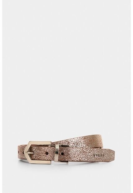 Cinturón Doble Faz De Cuero Para Mujer Miramar Cinturón Doble Faz De Cuero Para Mujer Miramar Plata M VÉLEZ