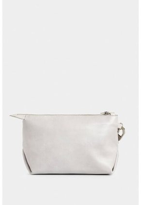 Cosmetiquera Cuzzo De Cuero Para Mujer Manija Taches Cosmetiquera Cuzzo De Cuero Para Mujer Manija Taches Gris Vélez