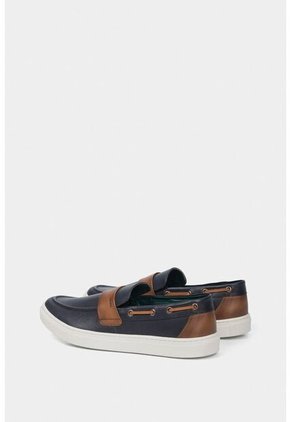 Mocasines Deportivos De Cuero Para Hombre Vintage Mocasines Deportivos De Cuero Para Hombre Vintage Azul 38 VÉLEZ