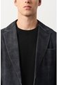 Blazer De Cuero Gamuzado Para Hombre Sole Blazer De Cuero Gamuzado Para Hombre Sole Negro M VÉLEZ de Vélez
