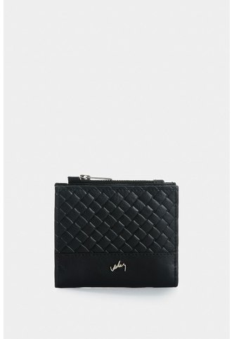 Billetera De Cuero Grabado Para Mujer Hazen Billetera De Cuero Grabado Para Mujer Hazen Negro VÉLEZ Vélez