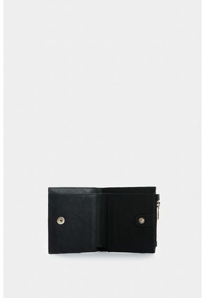 Billetera De Cuero Grabado Para Mujer Hazen Billetera De Cuero Grabado Para Mujer Hazen Negro VÉLEZ