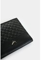 Billetera De Cuero Grabado Para Mujer Hazen Billetera De Cuero Grabado Para Mujer Hazen Negro VÉLEZ de Vélez