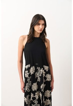Vestido Escote Halter Para Mujer Almaris Vestido Escote Halter Para Mujer Almaris Negro 10 VÉLEZ