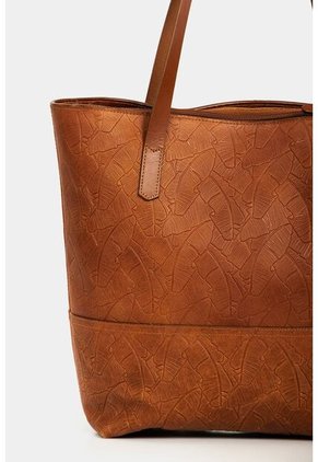 Shopping Denver De Cuero Para Mujer Grabado Placa Palmera Shopping Denver De Cuero Para Mujer Grabado Placa Palmera Miel VÉLEZ