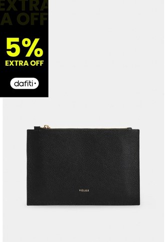 Cosmetiquera Delfos De Cuero Para Mujer Cargadera Removible Cosmetiquera Delfos De Cuero Para Mujer Cargadera Removible Negro VÉLEZ Vélez