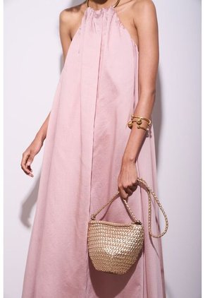 Vestido Maxi Halter Para Mujer Rouge Vestido Maxi Halter Para Mujer Rouge Rosado 10 VÉLEZ