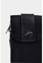 Manos Libres Astra En Lona Para Mujer Detalle Cuero Manos Libres Astra En Lona Para Mujer Detalle Cuero Negro VÉLEZ de Vélez