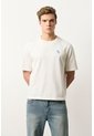 Camiseta Oversized En Algodón Para Hombre Camiseta Oversized En Algodón Para Hombre Blanco S VÉLEZ de Vélez