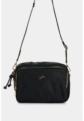 Manos Libres En Lona Y Cuero Para Mujer Square Manos Libres En Lona Y Cuero Para Mujer Square Negro VÉLEZ Vélez