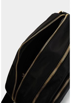 Manos Libres En Lona Y Cuero Para Mujer Square Manos Libres En Lona Y Cuero Para Mujer Square Negro VÉLEZ