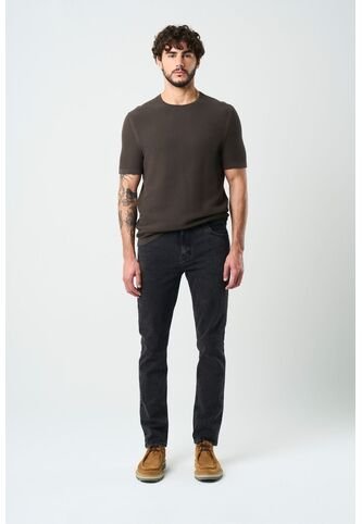 Jean Confort Semi Fitted Para Hombre Ciro Jean Confort Semi Fitted Para Hombre Ciro Negro 34 VÉLEZ Vélez