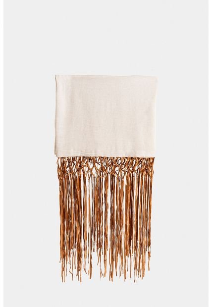 Pashmina Resplandor En Tejido Plano Para Mujer Flecos Pashmina Resplandor En Tejido Plano Para Mujer Flecos Arena Vélez