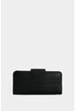 Billetera Porta Chequera Extravaganza De Cuero Para Mujer Grabado Billetera Porta Chequera Extravaganza De Cuero Para Mujer Grabado Negro VÉLEZ de Vélez