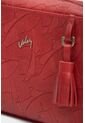 Manos Libres Verona De Cuero Para Mujer Grabado Placa Palmera Manos Libres Verona De Cuero Para Mujer Grabado Placa Palmera Rojo VÉLEZ de Vélez
