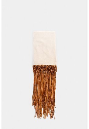 Pashmina Resplandor En Tejido Plano Para Mujer Flecos Pashmina Resplandor En Tejido Plano Para Mujer Flecos Arena Vélez