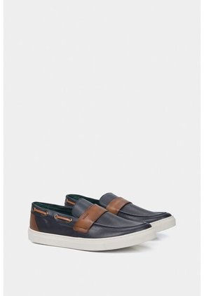 Mocasines Deportivos De Cuero Para Hombre Vintage Mocasines Deportivos De Cuero Para Hombre Vintage Azul 44 VÉLEZ