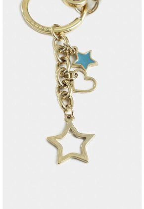 Llavero Hexagonal Zamak Y Cuero Para Mujer Charms Resina Llavero Hexagonal Zamak Y Cuero Para Mujer Charms Resina Agua Marina VÉLEZ